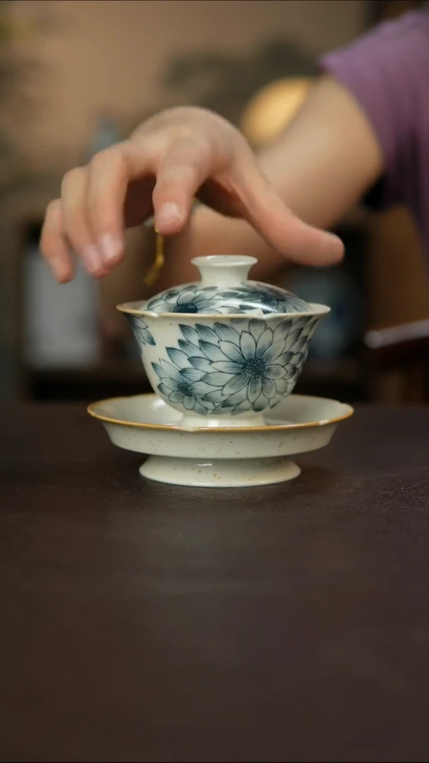 杯景德镇陶瓷杯碗柴烧多人微瑕