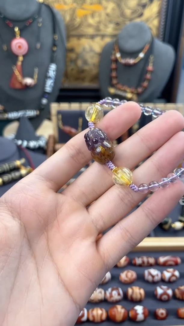 【闪购商品】水晶珠宝半成品未镶嵌极光23貔貅