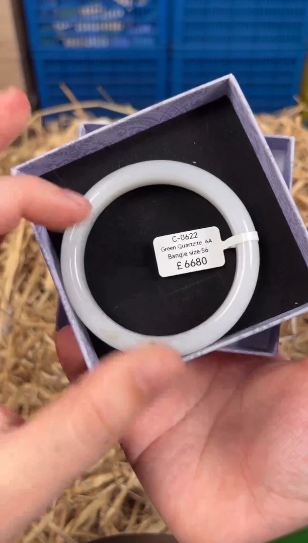 未镶嵌手镯石英质玉C0622