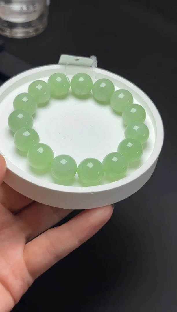 未镶嵌手串翡翠YM1368-1 手串（14mm）