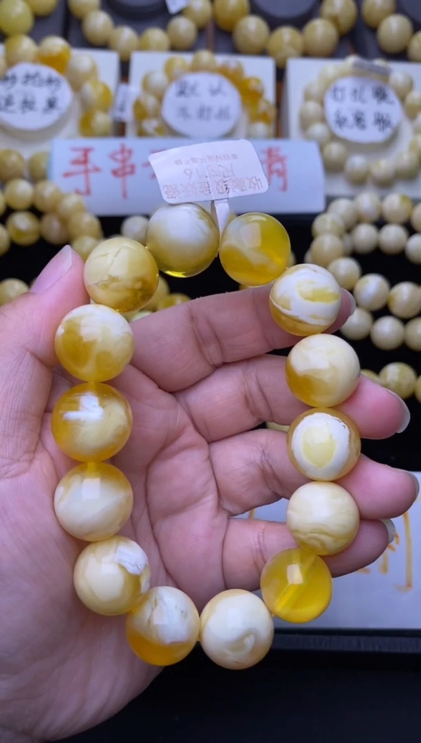 裸石琥珀未镶嵌蒙*人大小姐珠宝严选76