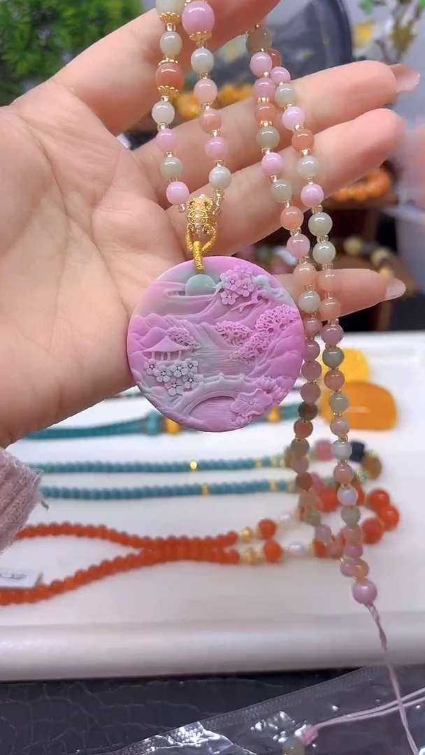 未镶嵌颈饰玛瑙/玉髓M766