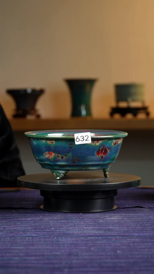 氪632祥云窑变桩盆