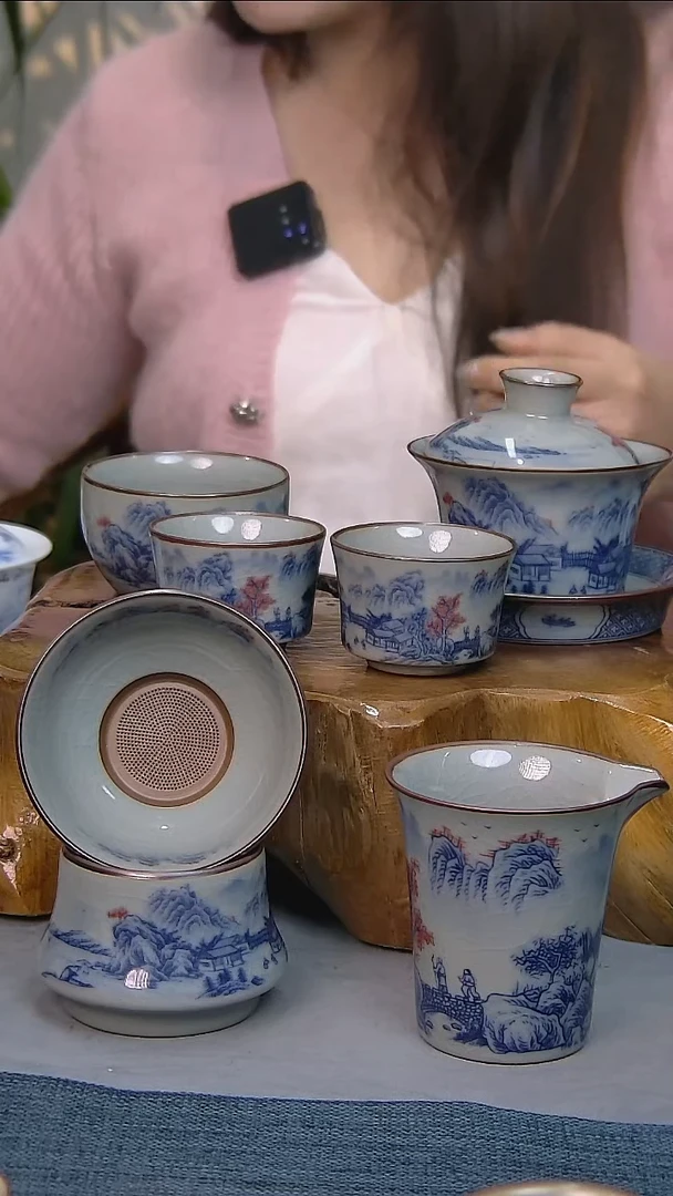 简装家用款6件套 陶瓷家用茶具系列