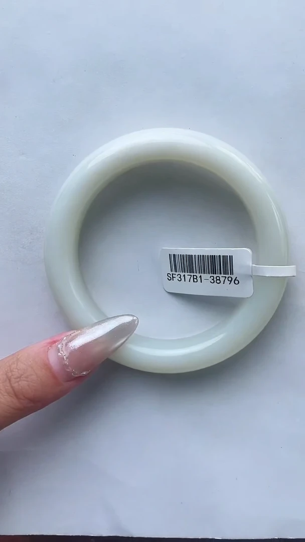 和田玉手镯未镶嵌56+