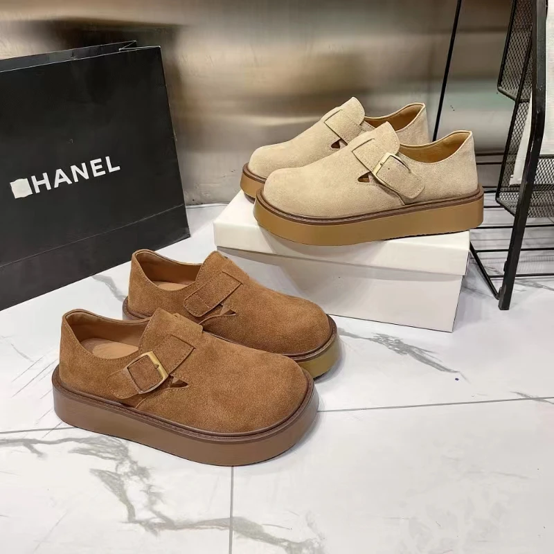 【天邑严选】雪顶咖啡新款全包勃肯鞋*1259