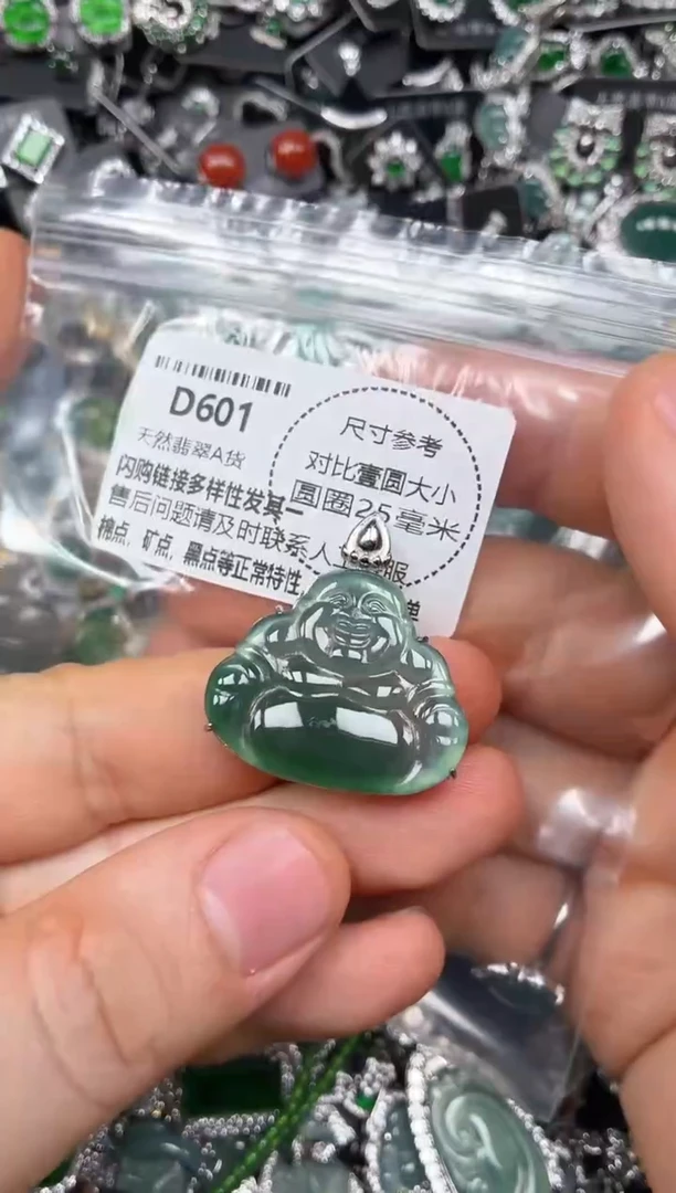 颈饰未镶嵌翡翠D601吊坠