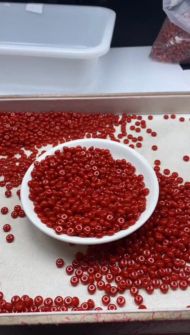 【闪购商品】玛瑙/玉髓颈饰未镶嵌w2256锦红南红隔片6*3mm*50颗