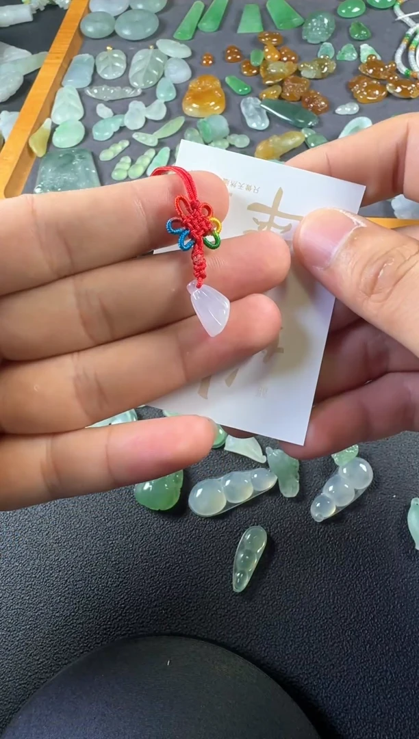 定制翡翠未镶嵌冰紫莲蓬