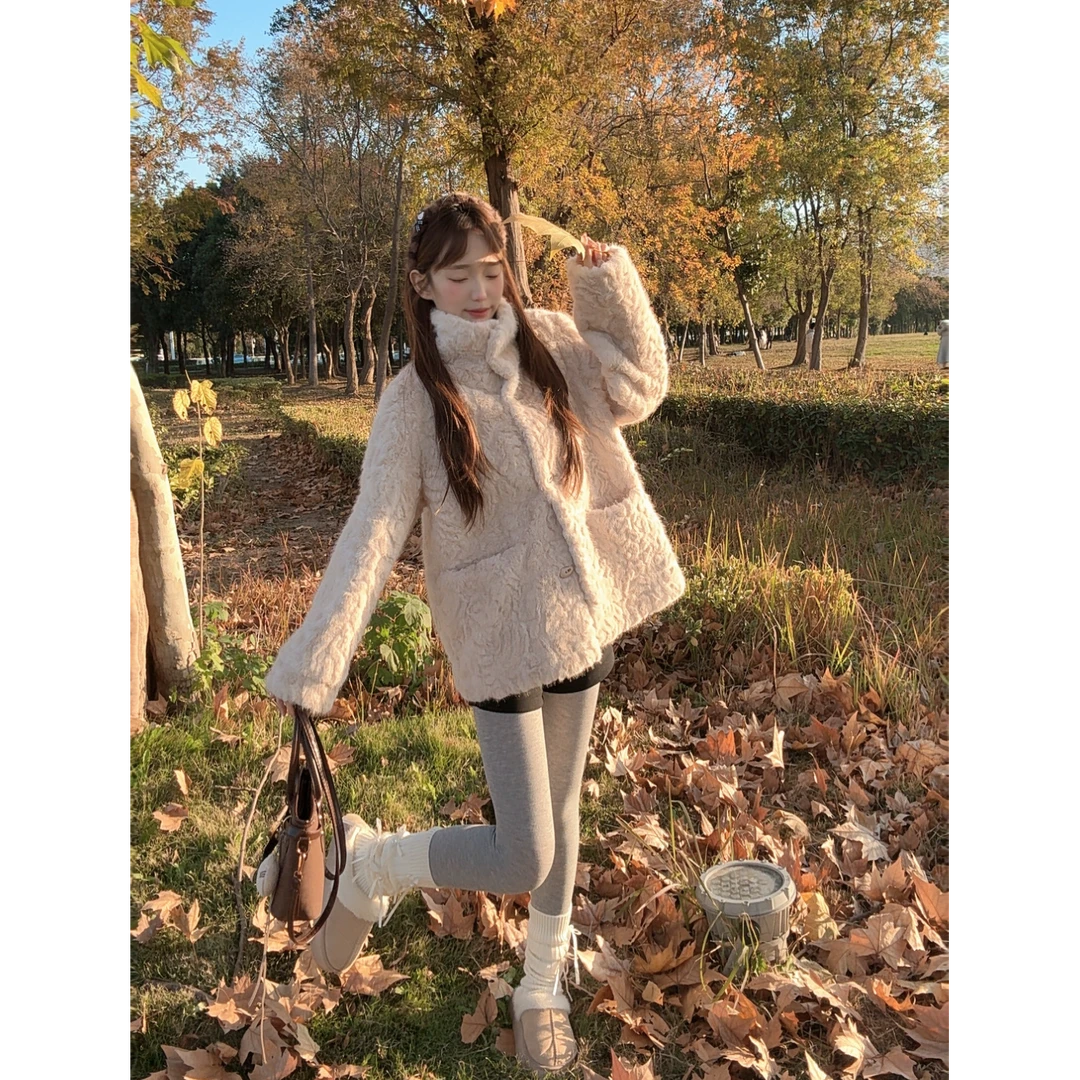 【陨石冰川】慵懒风中长款厚款外套大衣女