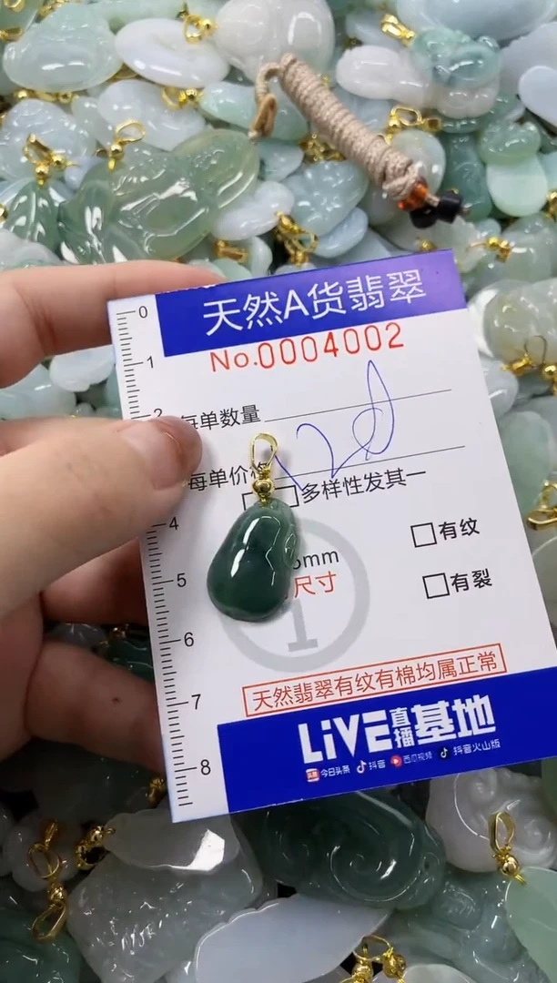 颈饰未镶嵌翡翠天然A货翡翠