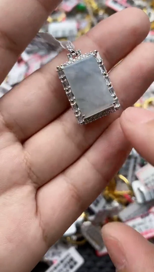 【闪购商品】翡翠戒指银S925镶嵌22222---10