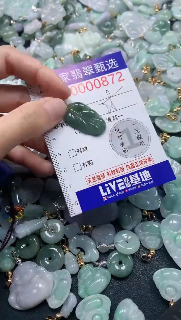 吊坠(不含链)未镶嵌翡翠0872