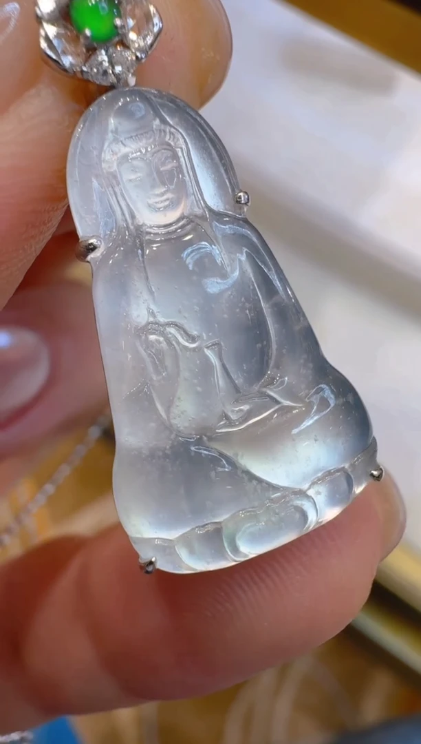 吊坠(不含链)18K金镶嵌翡翠多样性团购发一件