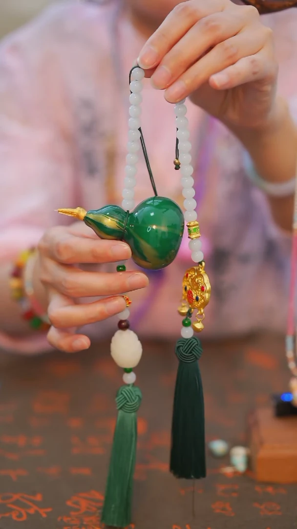 576非遗漆手艺工天然葫芦文玩福禄