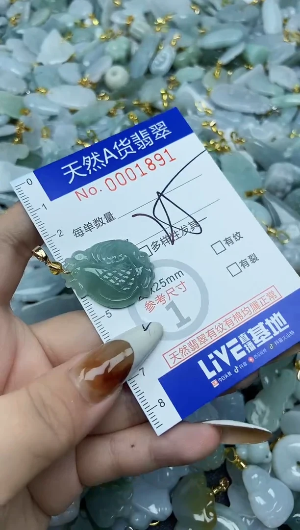 【闪购商品】翡翠颈饰未镶嵌天然A货翡翠