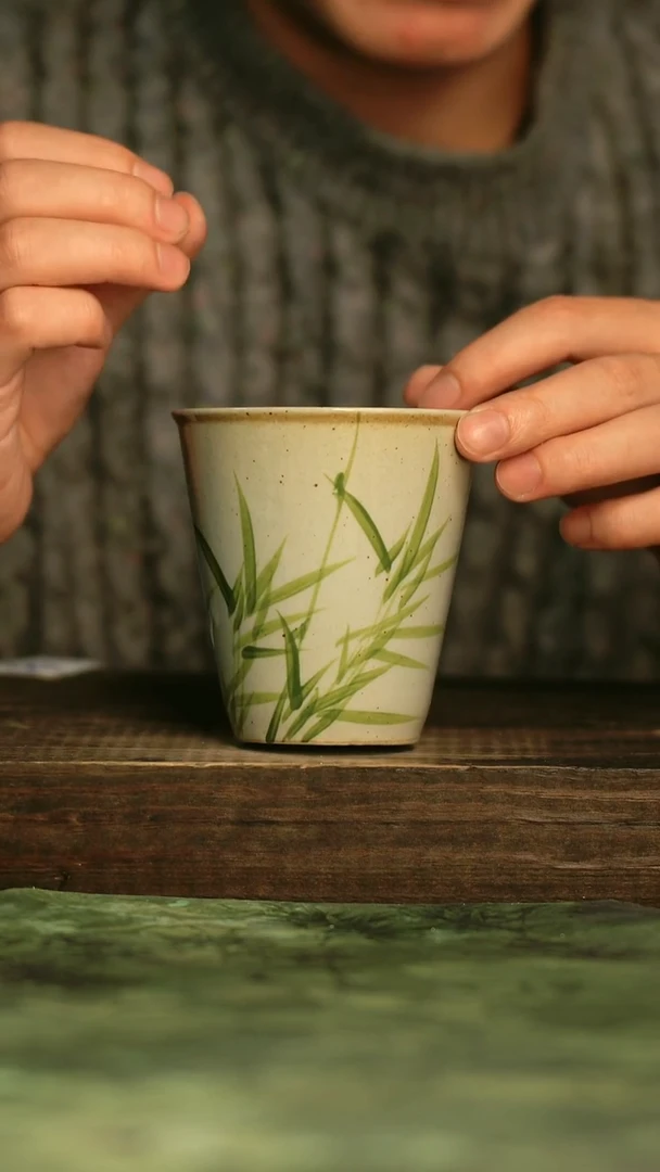 瓷器青诗集手工手绘瓷器