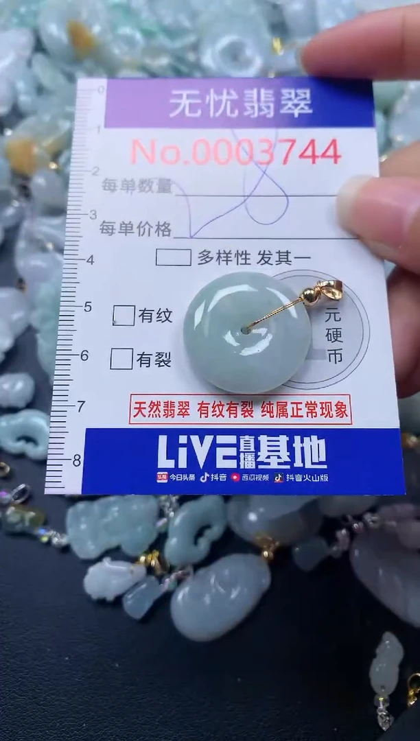 颈饰未镶嵌翡翠3744