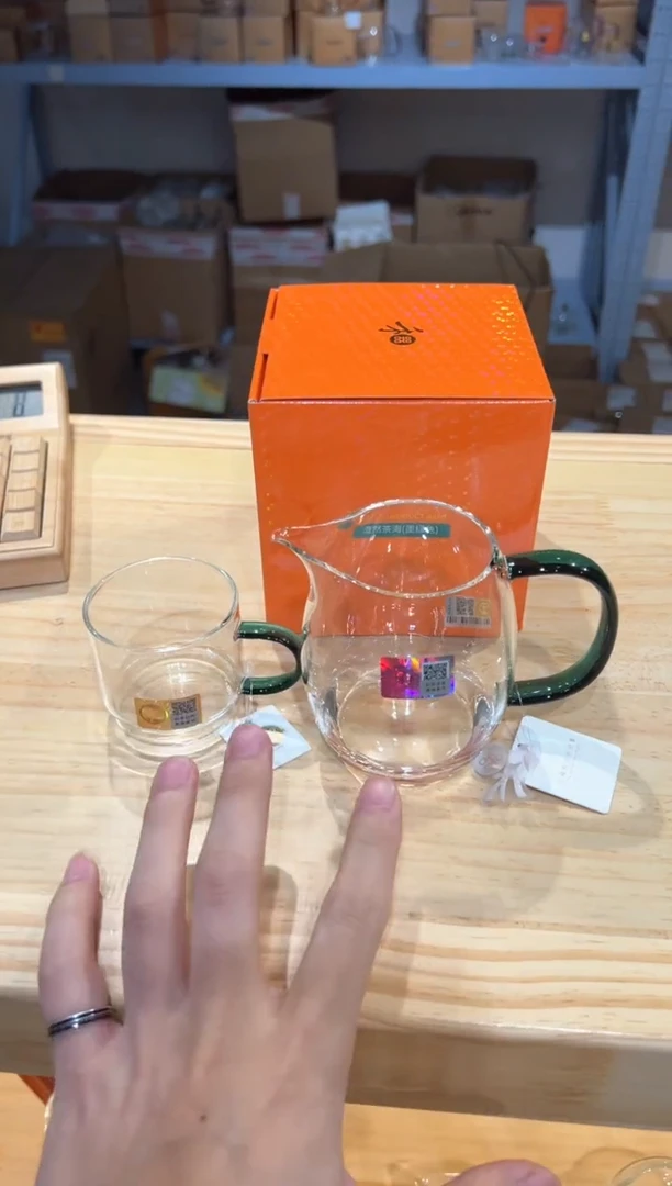 禾器-澄然茶海-浅紫色+逸杯浅紫色