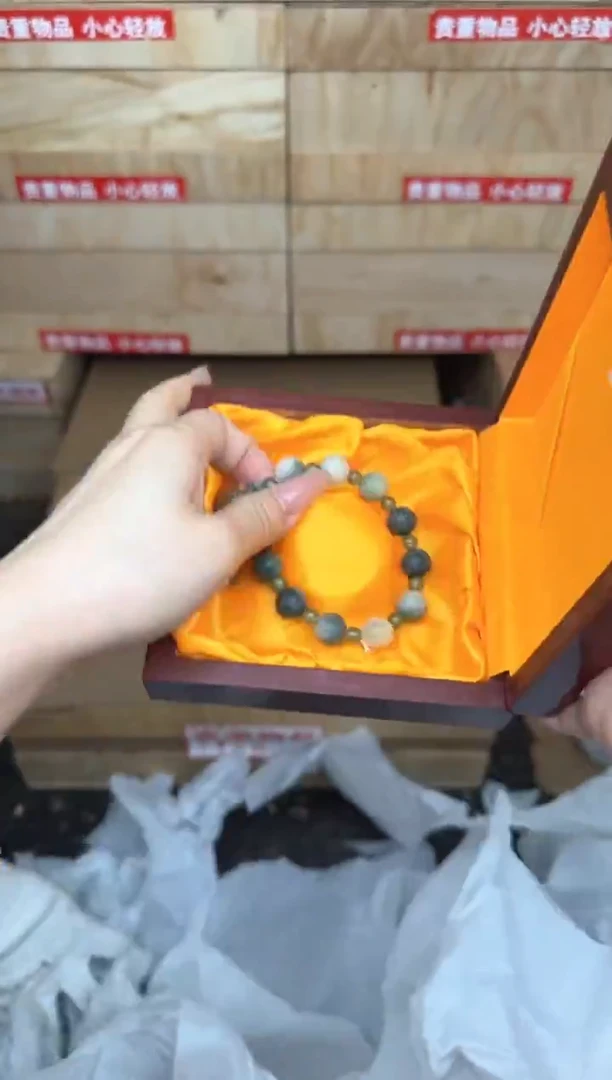 青玉菩提莲蓬手串链接@@ys942