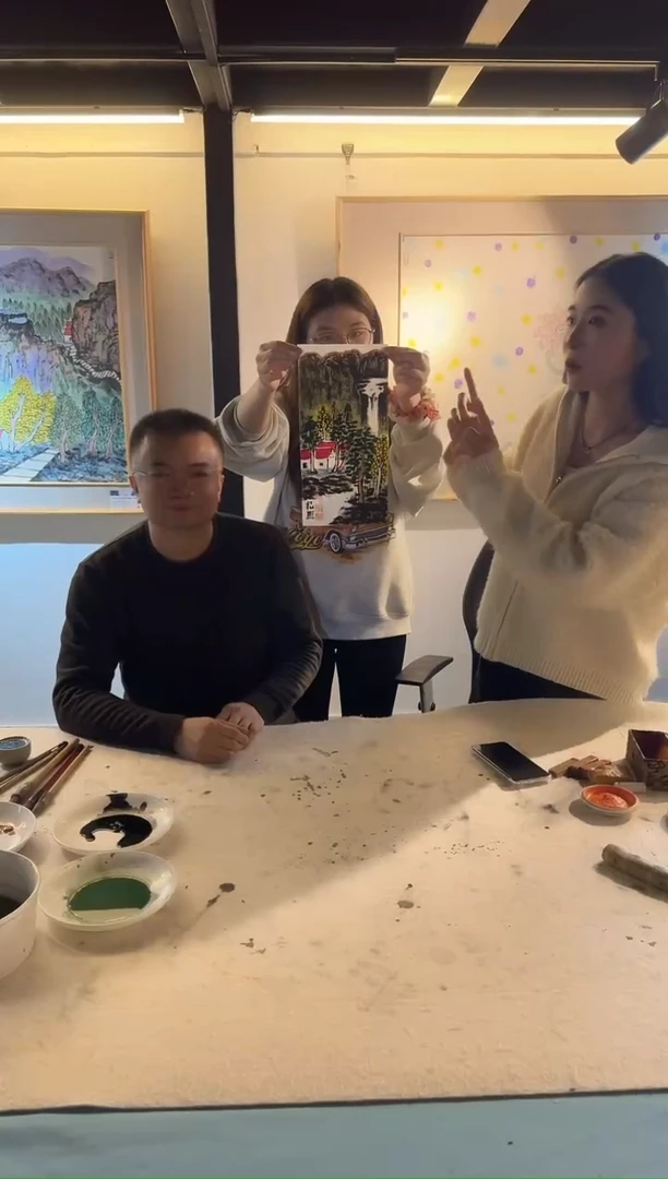 【闪购商品】国画严纪照现绘山水
