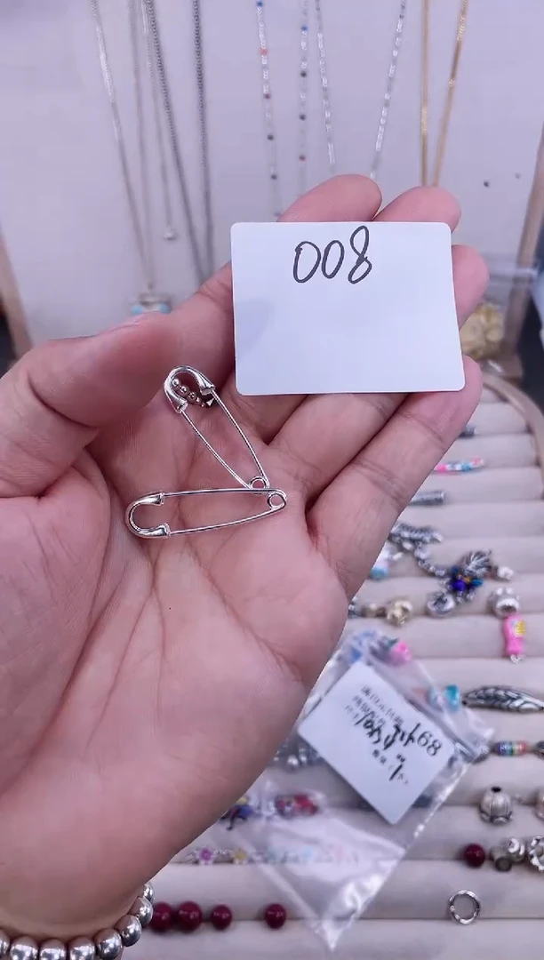 无925银美***雄纯银配件008