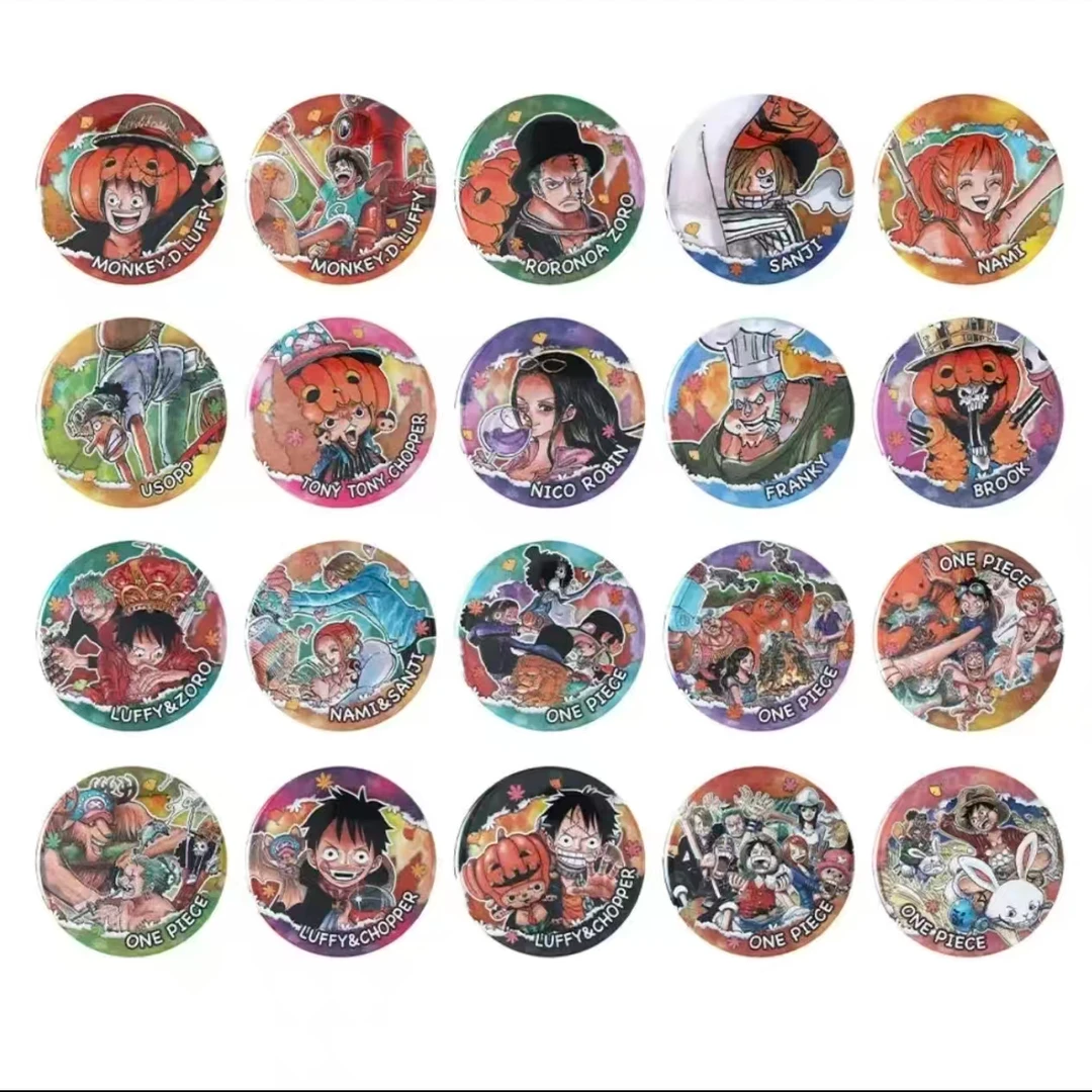 【啾咪日谷】海贼王万圣节原画秋日祭吧唧  日谷盲抽
