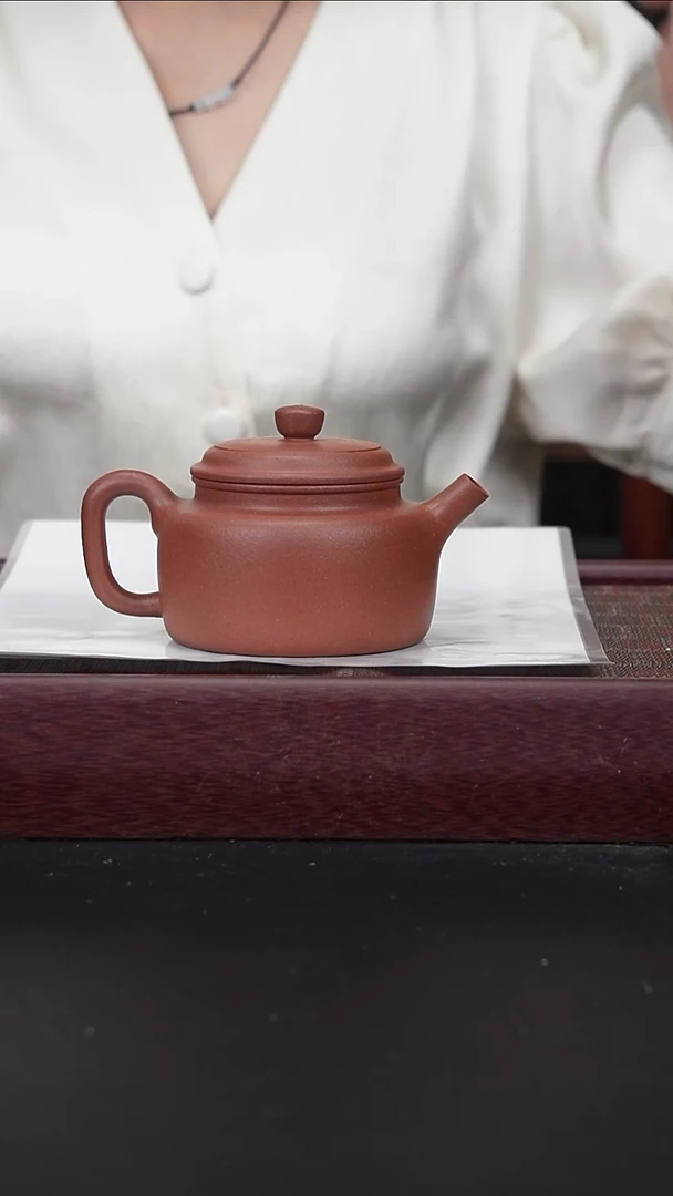 茶壶紫砂xt朱泥德钟260cc