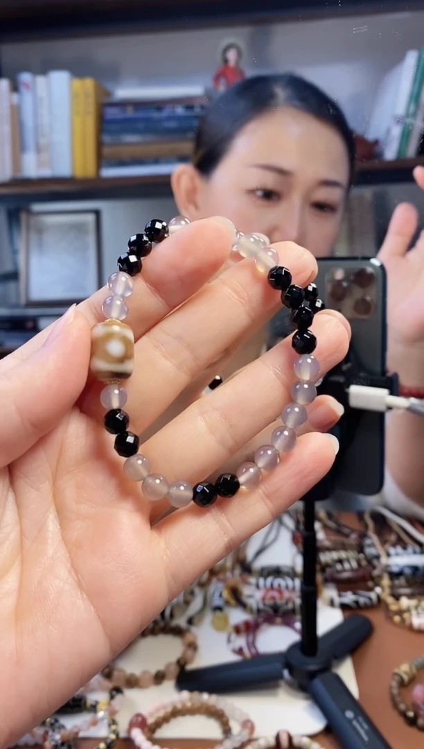 未镶嵌手链玛瑙/玉髓手链