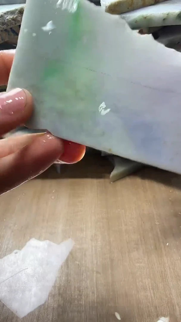 裸石翡翠天然翡翠A货花648