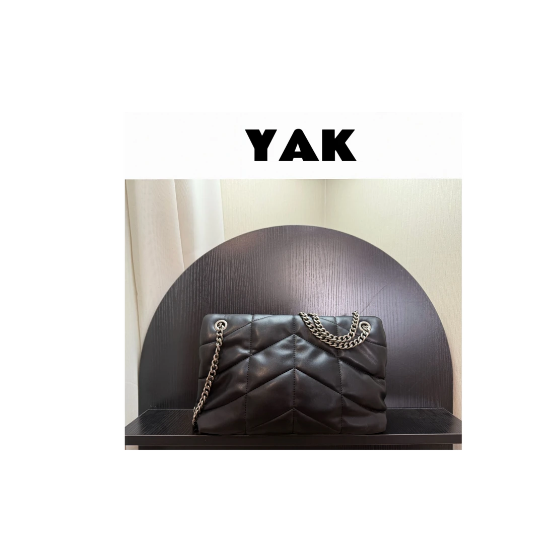 YAK 云朵 女士包包腋下包收纳手提款磁扣轻奢斜挎包肩包褶皱耐磨