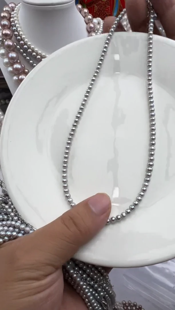 淡水珍珠未镶嵌颈饰1