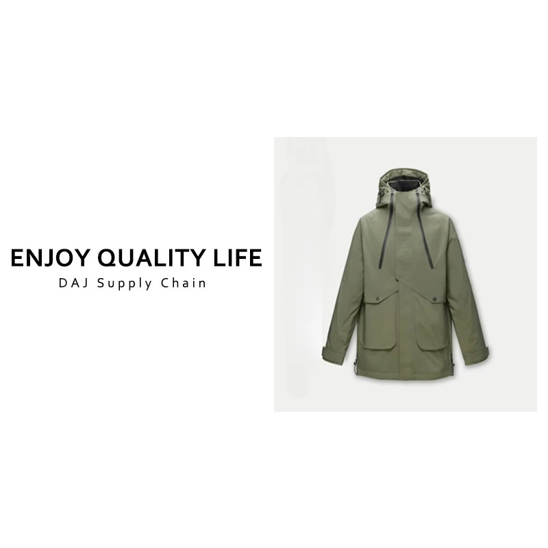 加厚保暖鸭绒男士时尚羽绒服外套（4Y121A）