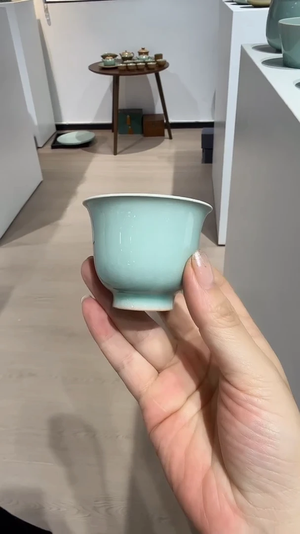 青瓷手工茶器包邮
