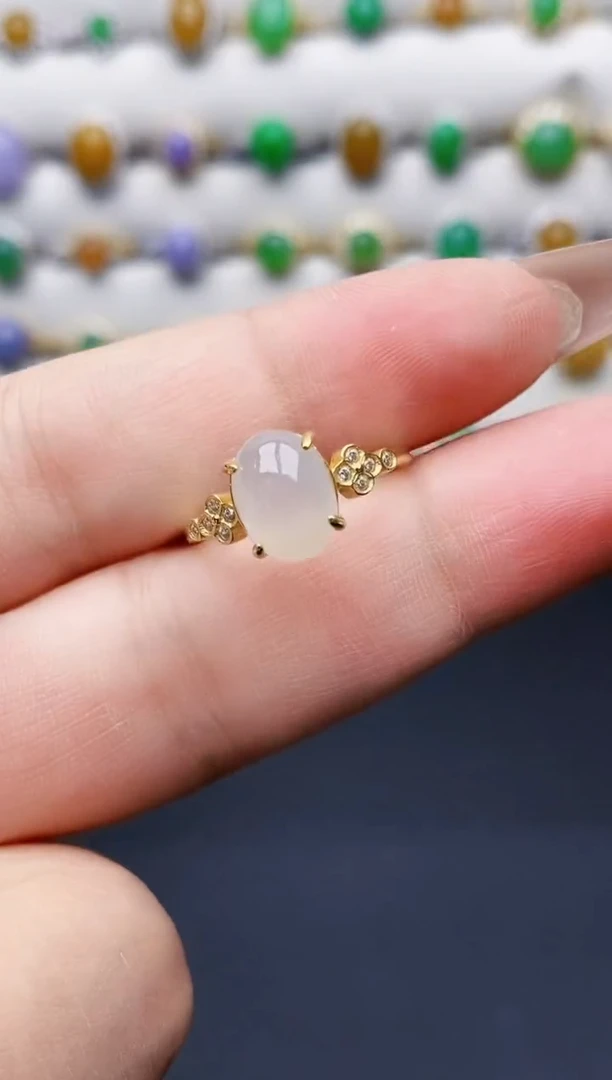 银S925镶嵌戒指翡翠0001