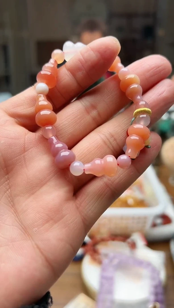 【闪购商品】水晶手链未镶嵌盐源玛瑙葫芦