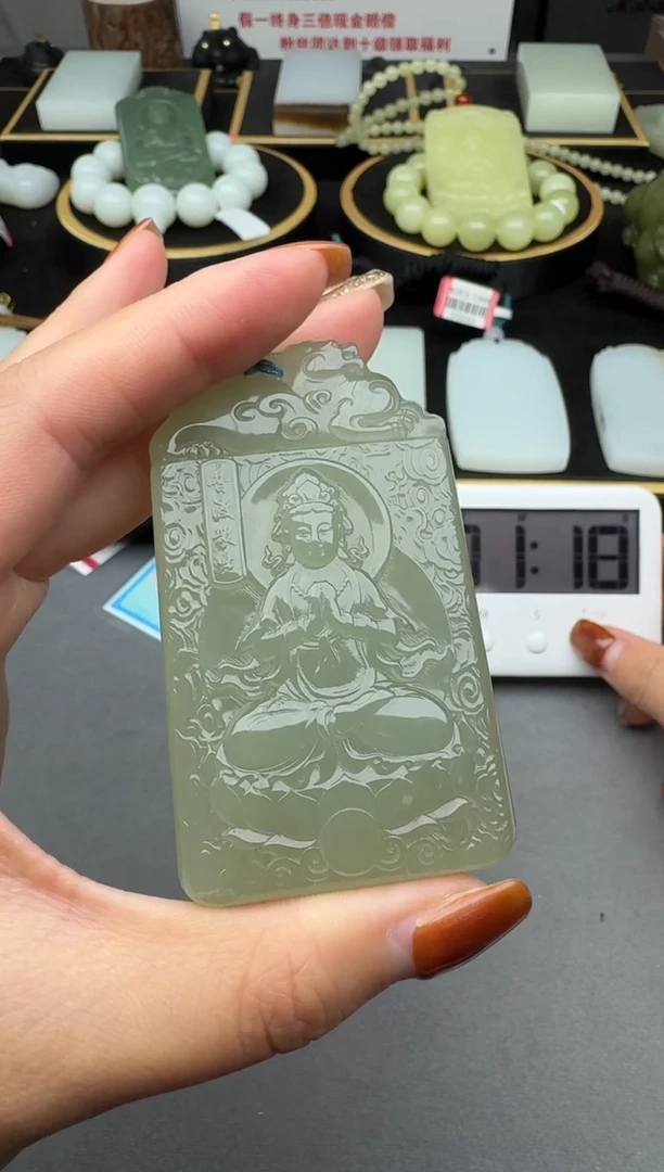 颈饰未镶嵌和田玉3