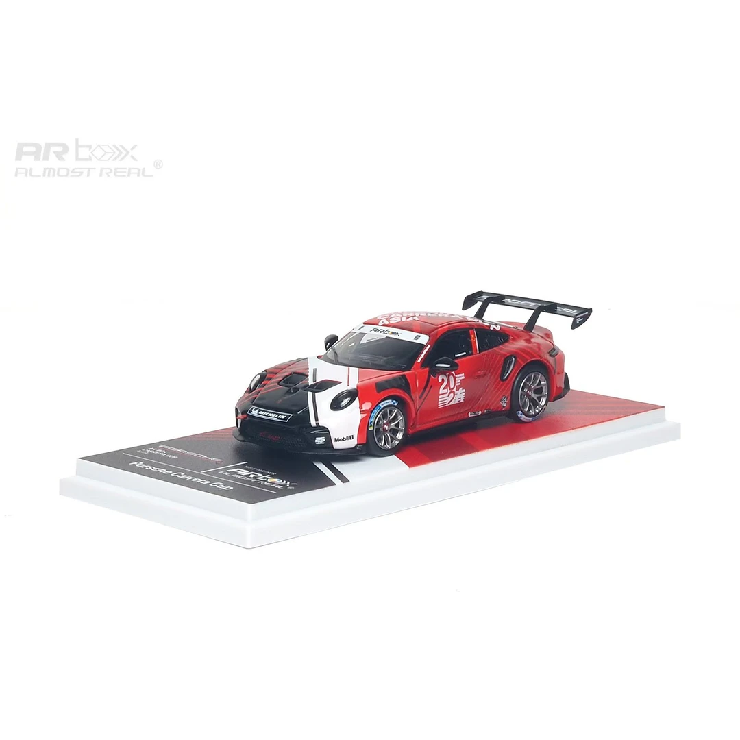AR Box 1:64 保时捷911Cup 卡拉雷杯 2026 Hero Car 合金车模