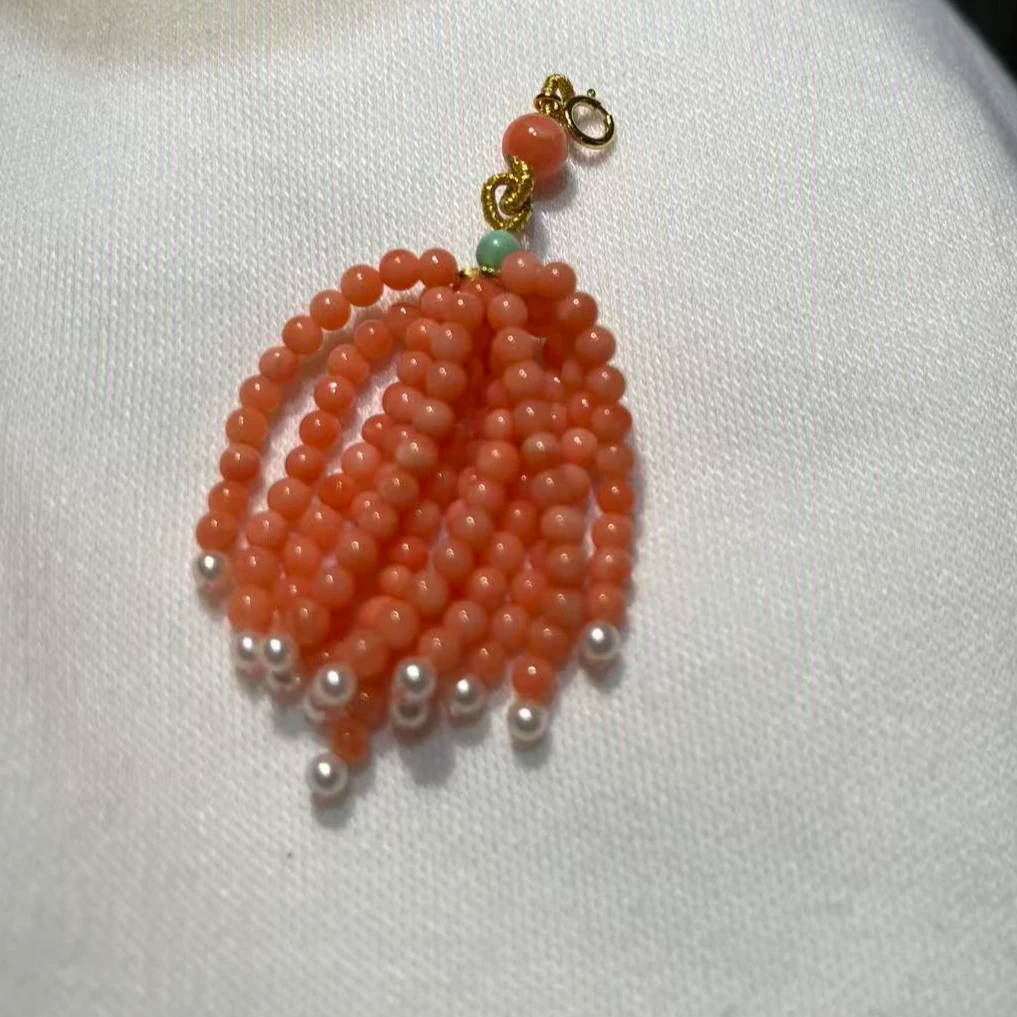 精品原创珊瑚流苏A29