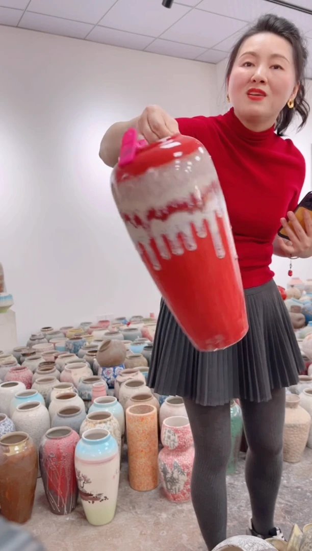 【闪购商品】瓶a290  陶瓷花瓶 无花微瑕