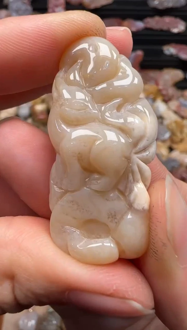 【闪购商品】硅化珊瑚（珊瑚玉）颈饰未镶嵌558