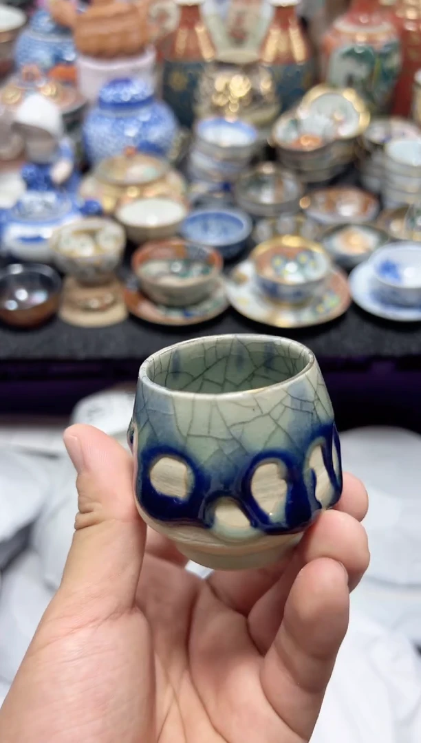 瓷片胖***5夏目海外回流瓷器中古品。
