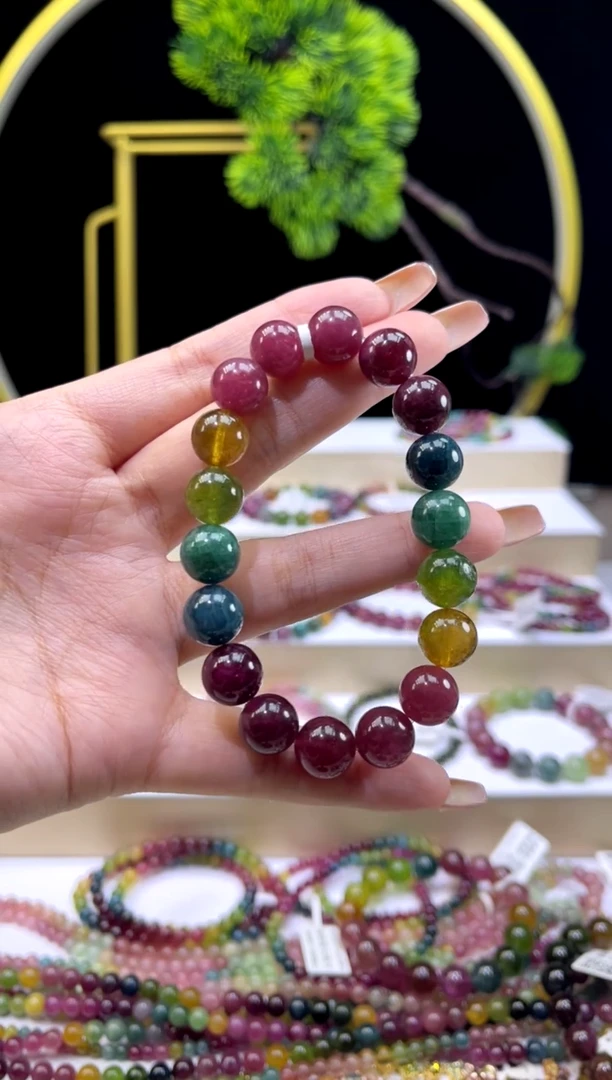 未镶嵌/碧玺11mm+单圈多样性发货