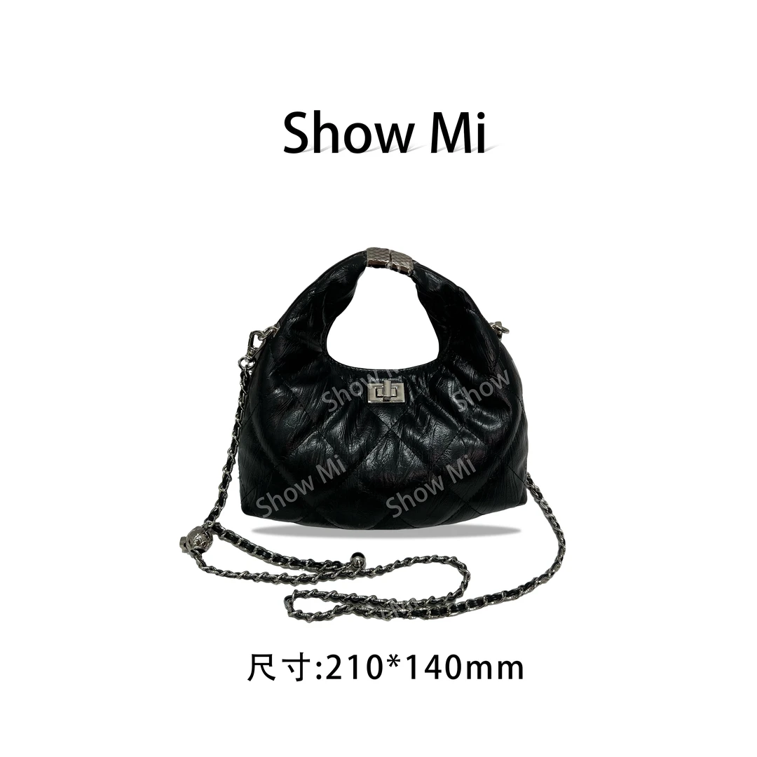 【Show Mi】ZT-D7173-黑色-轻奢小众时尚百搭女士包包