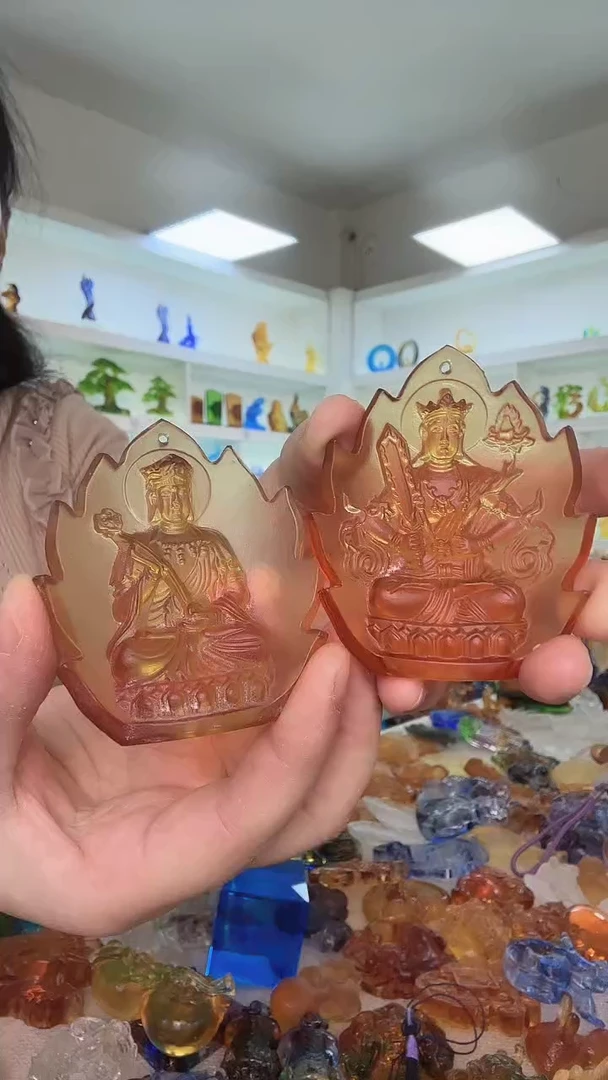 手工艺品琉璃两个