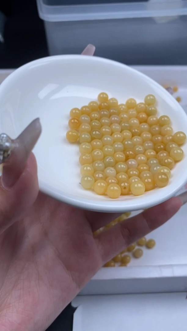 【闪购商品】翡翠颈饰未镶嵌贞城散珠批发DIY