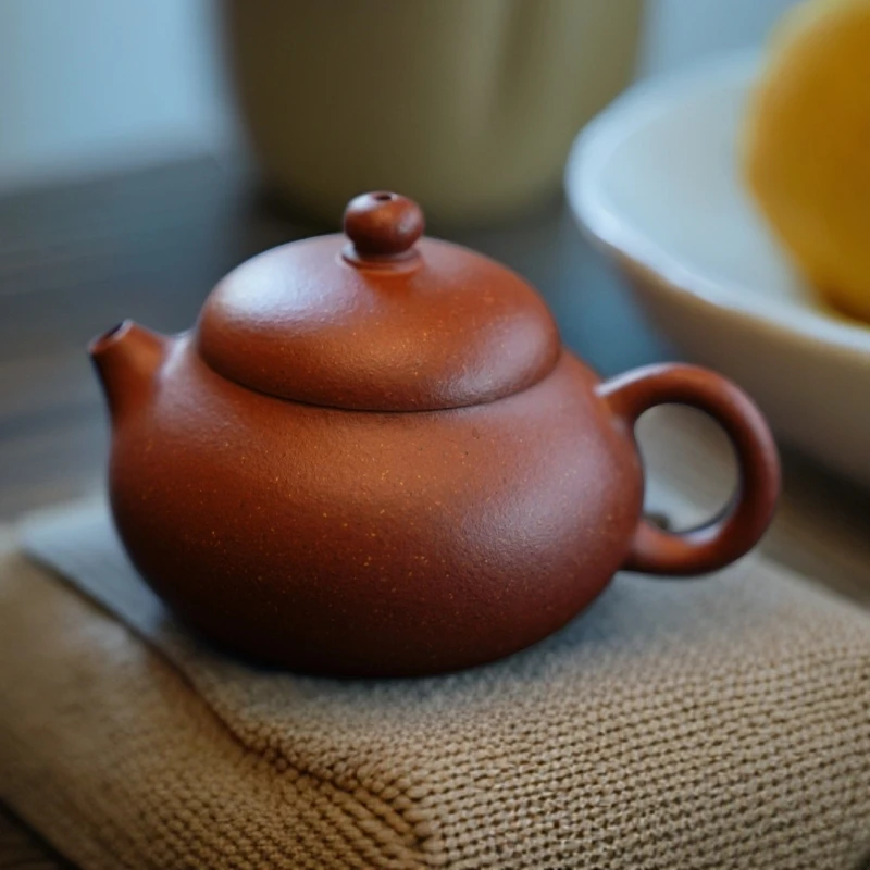 观一茶堂 | 谷雨里·手制降坡泥文旦紫砂壶100ml家用茶壶