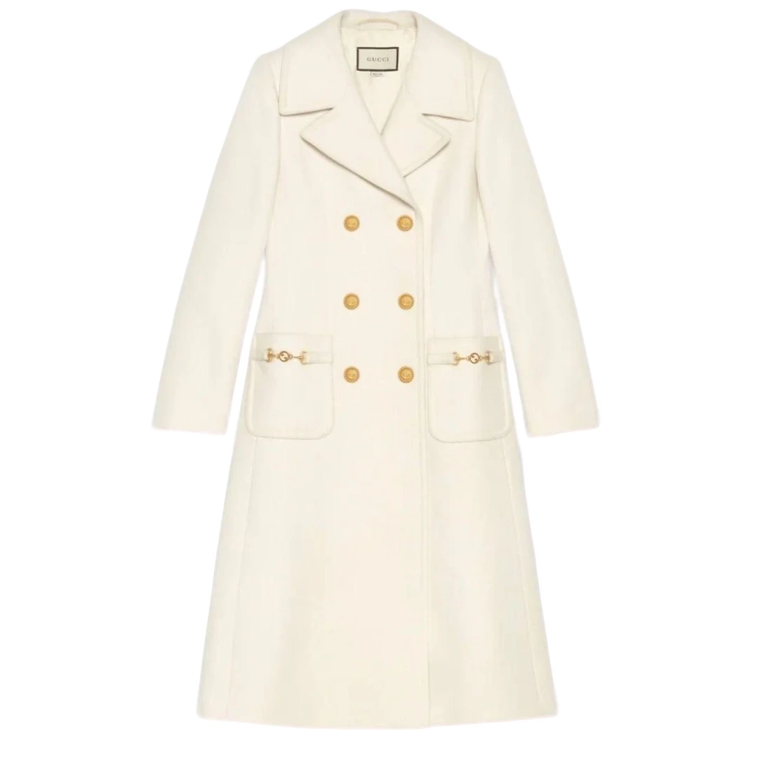 99新 GUCCI/古驰 双双臻选/nn01084/古驰大衣/38码