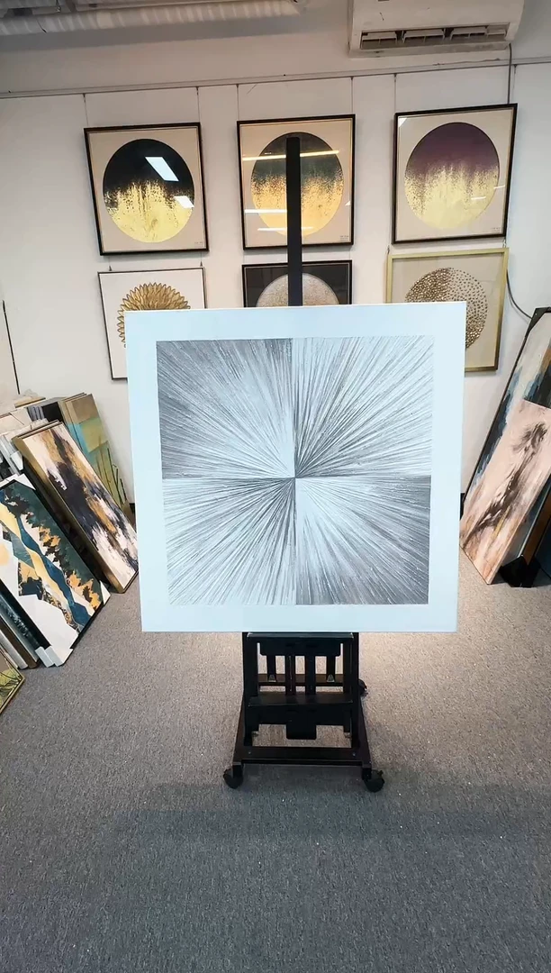 168现代艺术装饰画油画100cm*100cm