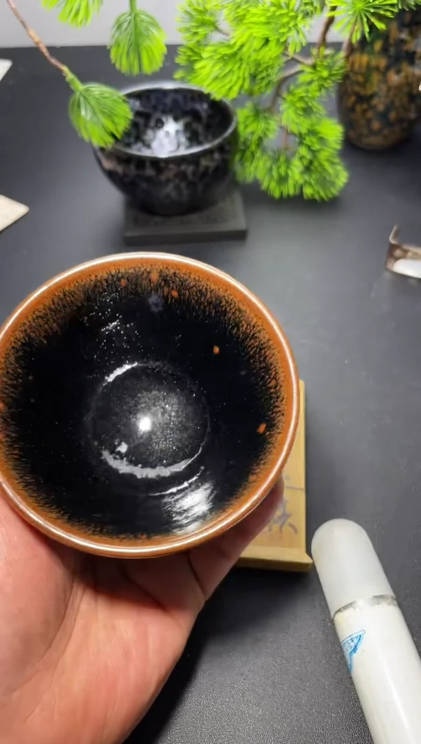 茶盏218叶紫建盏